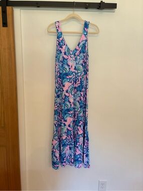 reyes linen mini dress Reyes Cotton Floral Mini Dress - Butterscotch main image 0